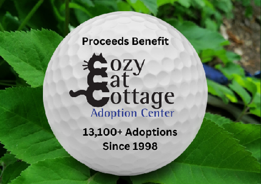 Proceeds benefit Cozy Cat Cottage Adoption Center